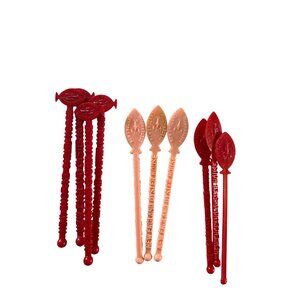 New England Oyster House Restaurant Swizzle Stir Stick Assortment 10 Souvenir